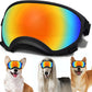 Medium Dog Sunglasses with Adjustable Strap UV Protection, Winproof Dog Puppy Sunglasses, Suitable for Medium Dog Pet Glasses, Dogs Eyes Protection,Soft Dog Goggles
