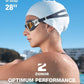 ZIONOR G1 Polarized Swimming Goggles for Unisex Adult Women Anti Fog 100% Anti UV Diving Goggles