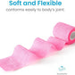 WePet Pet Wrap, Self-Adhesive, Only Sticks to Itself, Non-Woven Tape for Dog Legs, Paws, Wounds, First Aid Cohesive Gauze for Horse, Cat, Bird, Animal, 6 Rolls, 2 Inch, Solid Color B