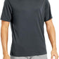 MIER Men's Quick Dry Workout Shirts Moisture Wicking Running Athletic Performance T-Shirts Recycled Polyester Top Tee