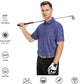 Men's Golf Polo Shirts Short Sleeve Striped Performance Moisture Wicking Dry Fit Golf Shirts for Men