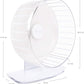 Niteangel Super-Silent Hamster Exercise Wheels: - Quiet Spinner Hamster Running Wheels with Adjustable Stand for Hamsters Gerbils Mice Or Other Small Animals (L, White)