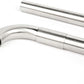 LANDEN 304 Stainless Steel Lily Pipes with Clamps for Rimless Glass Aquarium, Inflow and Outflow Set (Pipe Diameter 16mm)