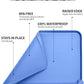 Waterproof Pet Feeding Mat with High Raised Edges, Heavier and Thicker Placemats for Cat Dog Water Bowl with BPA Free, Dogs Cats Food Mats for Messy Drinkers to Prevent Spill and Protect Floors