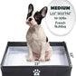 MEEXPAWS Dog Pee Pad Holder Foldable, Puppy Pad Holder Liner Base High Side, Dog Litter Box Indoor for 22’’x22’’ Pee Pads, Training Pad Holder Leak-Proof, Potty Pad Holder for Dogs Easy Clean