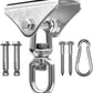 Yes4All Punching Bag Hanger, Stainless Steel Swivel Chain with 4 Snap Hooks for Heavy Bag, Gym Swing, Trapeze, and Hammock