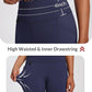 baleaf Women's Fleece Lined Leggings Waterproof Winter Hiking Pants Thermal Running Tights Zipper Pockets High Waisted