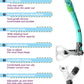 WACOOL Training Headstrap Support Dry Top Snorkel Tube Comfortable Mouthpiece One-Way Purge Valve for Pool Open Water Scuba Lap Swimming Swimmer Diving Snorkeling