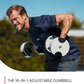 NUOBELL Adjustable Dumbbells 5-80 lbs: Replace 16 Sets, Ideal for Home Gym Weight Bench & Press