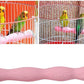 Bird Perch, and Beak Frosted Grinding Bar Standing Stick Cage Toy for Parakeet African Grey Cockatoo Budgies Cockatiel(L)