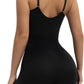 SHAPERX Strapless Shapewear Dress for Women Tummy Control Seamless Full Body Shaper Slip with Removable Straps