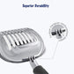 WePet Cat Litter Scoop, Aluminum Alloy Sifter, Kitty Metal Scooper, Deep Shovel, Long Handle, Poop Sifting, Kitten Pooper Lifter, Durable, Heavy Duty, for Litter Box