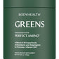 BodyHealth Greens Enhanced with PerfectAmino - Daily Superfood Green Apple Smoothie Powder with Vegetables, Fruit, Antioxidants, Prebiotics, Probiotics, Fiber, and Protein - 40 Servings