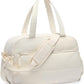 Gym Bag for Women, Travel Duffle Bags with Wet Pocket, Lightweight Carry on Bag Overnight Weekender Duffel Bag, Water Resistant (Beige)