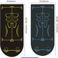 Non-Slip Workout Mat for Ab Roller Wheel, Exercise Mat with Storage Bag, 7mm Extra Thick Exercise Equipment Yoga Floor Mats Home & Gym Sound Insulation Protection Pads