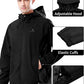 CAMELSPORTS Men Waterproof Softshell Jacket Windbreaker Hooded lightweight Rain Coat for Outdoor Hiking
