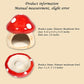 Ceramic Mushroom Guinea Pig House Hamster Hide Bed Includes Hamsters Food Bowl Guinea Pig Hideout for Hamster Chinchilla Hedgehog Rat Small Animals(Red Mushroom Set)
