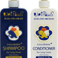 Unipaws Biotin Shampoo & Conditioner Set for Long-Haired Dog – Detangling, Deshedding, Thicking Hair for Senzitive Skin Healthy, Lustrous Fur – Medicated & EWG Green, Made in Korea, 2×16.9 Fl Oz
