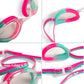 ARENA Unisex Python Racing Swim Goggles for Men and Women Anti-Fog No Leak Max Comfort Dual Strap, Mirror/Non-Mirror Lens