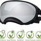 Medium Dog Sunglasses with Adjustable Strap UV Protection, Winproof Dog Puppy Sunglasses, Suitable for Medium Dog Pet Glasses, Dogs Eyes Protection,Soft Dog Goggles