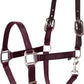 Equinavia Loki Adjustable Breakaway Horse Halter - Wine Red - Cob