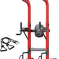 sogesfurniture Adjustable Dip Station & Pull Up Bar – Heavy Duty Calisthenics Workout Equipment for Home Gym, Multi-Function Fitness Training with Push Up Handles, Dips, Pull Ups & Push Ups