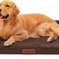 Orthopedic Dog Beds Large Sized Dog, 3 Inch Memory Foam Pet Bed for Medium and Large Dogs, Washable Removable Cover, Nonskid Bottom, Waterproof, 44x32 Inches XXL Brown Grey