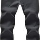 YSENTO Men's Fleece Lined Ski Snow Pants Winter Waterproof Softshell Insulated Hiking Cargo Pants