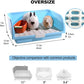 Amakunft Large Rabbit Litter Box, Small Animal Potty Trainer, Bunny Corner Toilet Box for cage, Small Pet Pan for Ferret/Guinea Pig/Chinchilla/Galesaur
