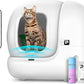 PETKIT PuraMax 2 Automatic Self-Cleaning Cat Litter Box, App Control Scoop-Free Litter Box with Safety Sensors, Odor Free & Anti-Leakage Basic Bundle Includes Trash Bags,2.4G WiFi & Low Entrance