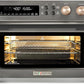 Infrared Heating Air Fryer Toaster Oven, Extra Large Countertop Convection Oven 10-in-1 Combo, 6-Slice Toast, Enamel Baking Pan Easy Clean with Recipe Book, Black Matte Stainless Steel