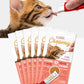 Catit Creamy Lickable Cat Treat, Healthy Cat Treat, Salmon, 30 Pack