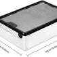 Reptile Feeding Box Snake cage Clear Terrarium for Snake Geckos Frog Lizards Chameleons Serpents Snake Scorpion Snail Insect Hermit Crab Isopods Reptiles Enclosure (12.6x8.6x3.9inch)