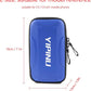 Dxyufazhe Outdoor Sports Multifunctional Armband Waterproof Running Sports Fitness Mobile Arm Bag, Compatible with iPhone 15 Pro Max 15 XS XR 8, Galaxy S25 S20 S10 Plus for Men & Women (Blue)