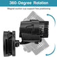 AQQA Wave Maker Pump, 530GPH Aquarium Circulation Pump 360 Degree Rotatable Submersible Powerhead Pump with Magnet Suction Base for Marine and Freshwater Aquariums（3W)