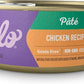Halo Wet Cat Food Whole Chicken Recipe, Grain Free Wet Cat Pate, Canned Cat Food for Extra Hydration, 5.5 Oz Can (Pack of 12)