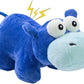 Squeaky Dog Toy Cute Plush Dog Toys Safe Puppy Teething Chewing for Small, Medium, and Large Breed Stuffed Hours of Fun 𝐂𝐮𝐝𝐝𝐥𝐞 𝐁𝐮𝐝𝐝𝐲 𝐟𝐨𝐫 pups-Hippo