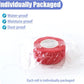 9 Pack 1" x 5 Yards Self Adhesive Bandage Wrap Self Stick Wrap for Ankle, Wrist, Finger, Sports, Breathable Cohesive Vet Tape for Pets (Red)