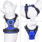 PHOEPET No Pull Dog Harnesses for Small Puppies Reflective Adjustable Front Clip Vest with 2 Metal Leash Attachment Hooks Soft Handle [Over The Head Design](XL, Royal Blue)
