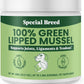 Green Lipped Mussel Powder for Dogs & Cats - 100% New Zealand Green Lipped Mussels - Natural Hip & Joint Supplement for Joints, Tendons, Ligaments, Muscles - 800 Grams - Up to 2,665 Servings