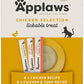Applaws Lickable Cat Treats, Natural Grain-Free Purée, Limited Ingredient, Chicken Squeeze Up Cat Treats (24 x 0.25 oz Sachets)