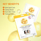 #OOTD Vitamin C Collagen Glutathione Hydrating & Firming Hydrogel Sheet Mask - Radiant Glow Gel Mask and Dull Skin (5pcs)