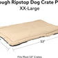 K9 Ballistics Tough Ripstop Dog Crate Pad - Durable & Machine Washable with Non-Skid Bottom and 120-Day Warranty, Fits 54" Wire Crates - XX-Large, Sandstone