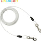 Petest 40ft Reflective Tie-Out Cable for Heavy Dogs Up to 125 Pounds