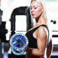 Kisangel Exercise Roller Weight Loss Equipment Exercise Abdominal Roller Ab Exercise Roller Hand Weights Dumbbell Yellow Fitness Exercise Device Fitness Wheel Wire Wheel