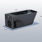 Deeptime Smart Cold Plunge Tub,Ice Bath with Built-In Chiller(Down to 38F),Smartphone Control,Whisper-Quiet,Spacious Design for Full-Body Recovery & Cold Therapy,Black
