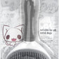 Depets Self Cleaning Slicker Brush, Dog Cat Bunny Pet Grooming Shedding Brush - Easy to Remove Loose Undercoat, Pet Massaging Tool Suitable for Pets with Long or Short Hair Gray