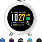 Dekala ChronoSense Alarm Clock for Bedroom Temperature Humidity, 7-Day Programmable 4 Alarms, 100dB Loud Gradual Alarm Clock Heavy Sleeper, IPS Screen Animation, Hourly Chime