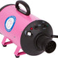 Flying Pig High Velocity Dog Pet Grooming Dryer w/Heater (Model: Flying One, Pink)