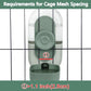 28oz Hanging Automatic Water Dispenser，Rabbit Water Bottle,Bunny Guinea Pig Ferret Water Bowl for Cage,Suitable for Small Animal Puppies(Cage Grid Spacing Over 1.2'') (Green)